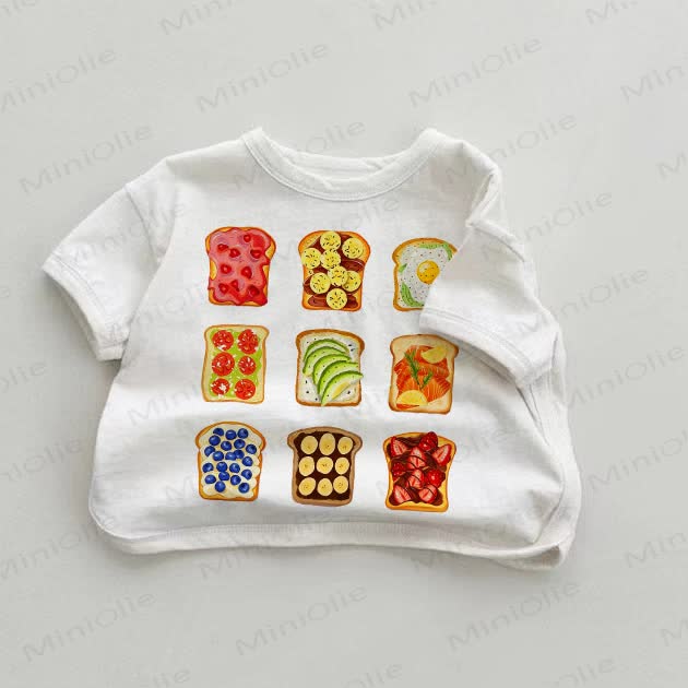 Baby Fruit Toast White T-shirt - White - 18-24M - image 1