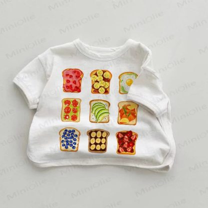 Baby Fruit Toast White T-shirt - White - 18-24M - image 1