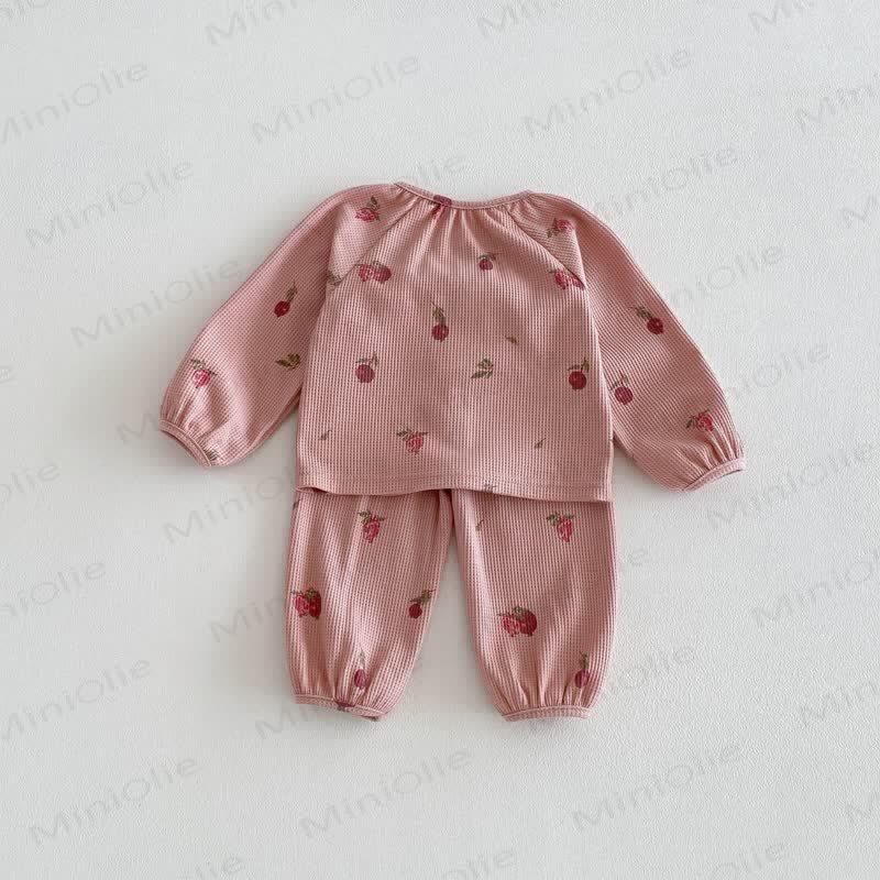 Baby Toddler Avocado/Pomegranate Waffle Set - image 10