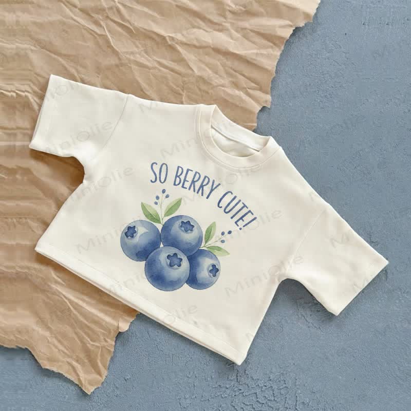 SO BERRY CUTE! Baby Summer Casual T-shirt - White - 2-3T - image 1