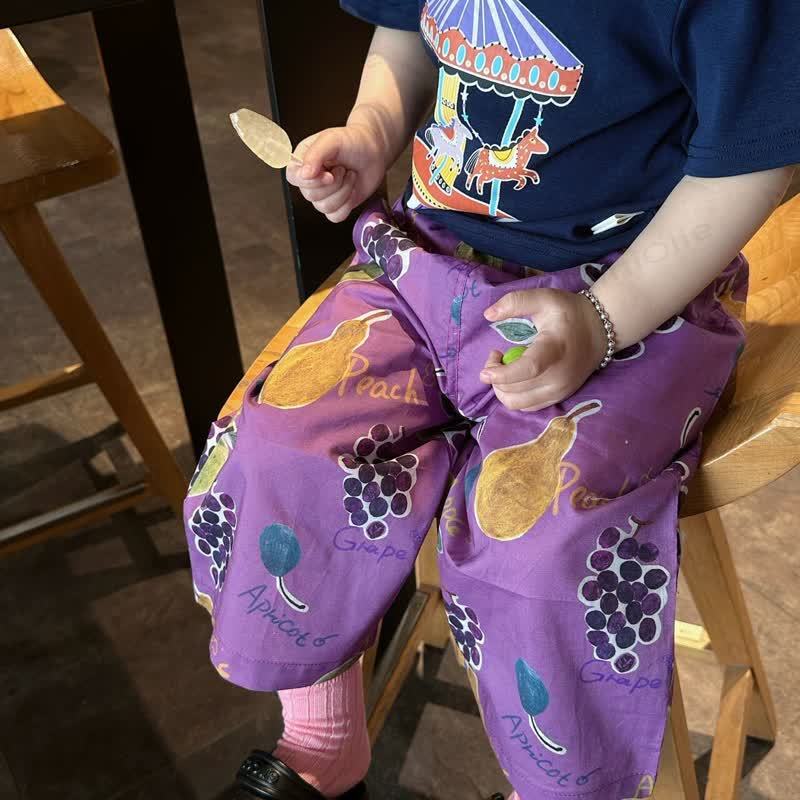 Toddler Grape Purple Pants - image 5