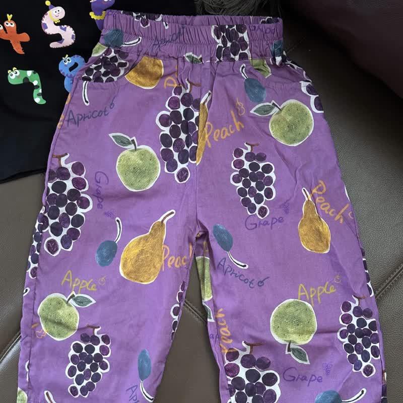Toddler Grape Purple Pants - image 3