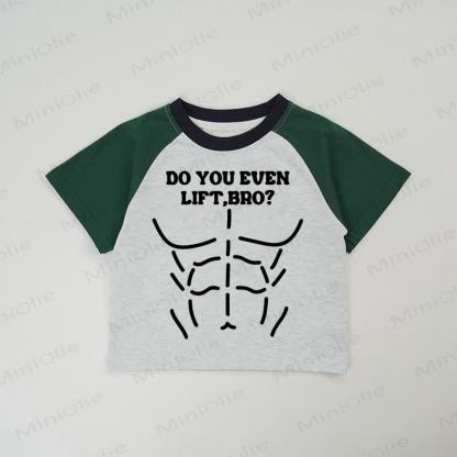 DO YOU EVEN LIFT, BRO? Baby Grey T-shirt - image 1