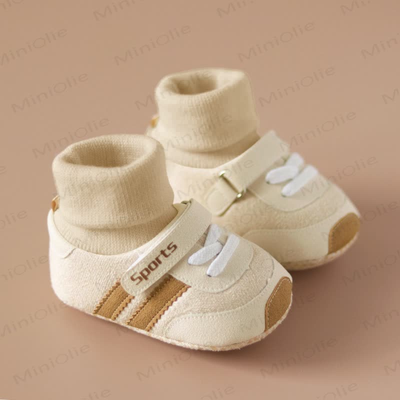 SPORTS Baby Socks Shoes - Khaki - 3-13M - image 2