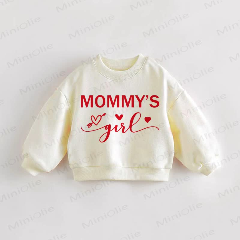 DADDY'S GIRL/ MOMMY'S GIRL Baby Toddler Sweatshirt - MOMMY'S GIRL - 3-5T - image 2