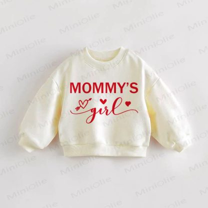 DADDY'S GIRL/ MOMMY'S GIRL Baby Toddler Sweatshirt - MOMMY'S GIRL - 3-5T - image 2
