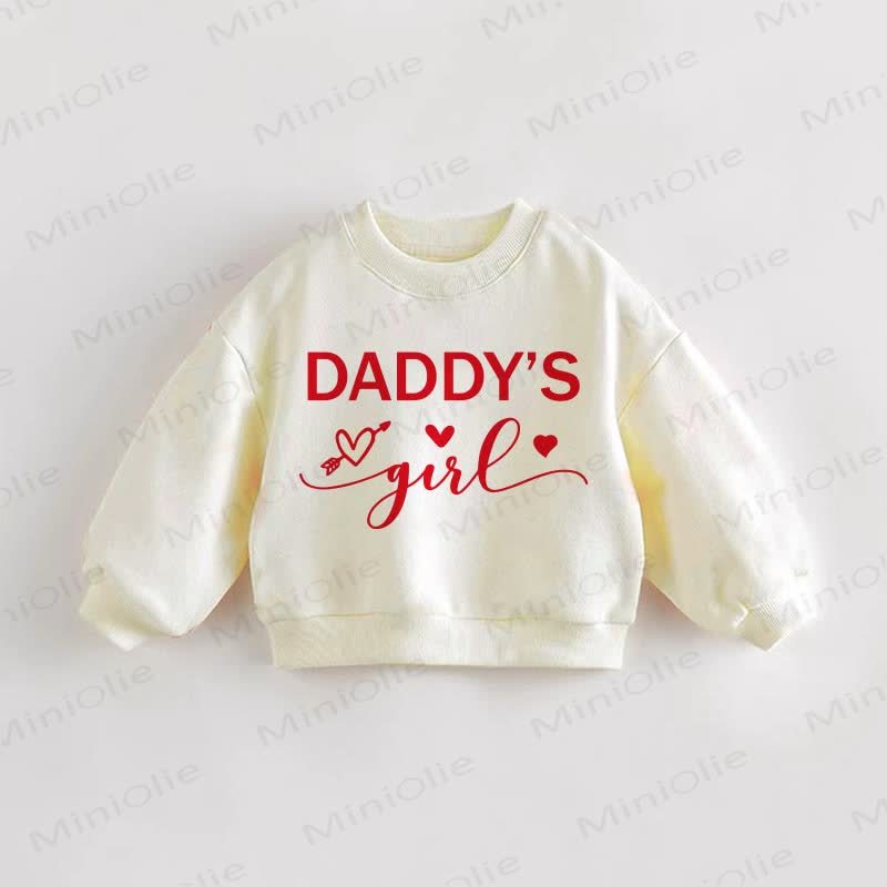 DADDY'S GIRL/ MOMMY'S GIRL Baby Toddler Sweatshirt - DADDY'S GIRL - 3-5T - image 1