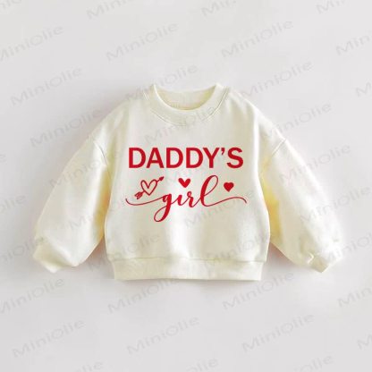 DADDY'S GIRL/ MOMMY'S GIRL Baby Toddler Sweatshirt - DADDY'S GIRL - 3-5T - image 1