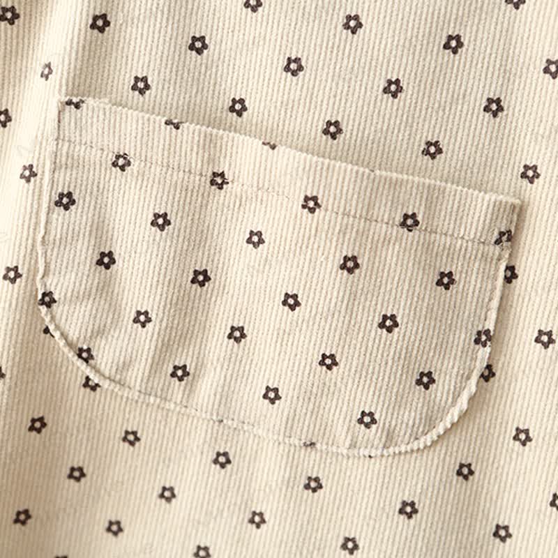 Baby Toddler Corduroy Flower Overalls - image 8