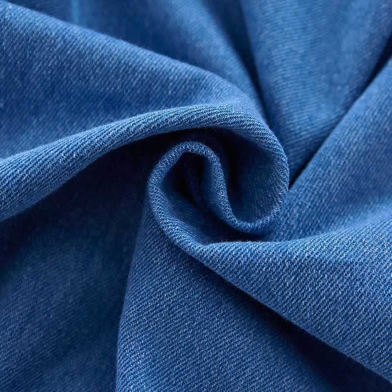 Baby Sleeveless Pocket Denim Romper - image 4