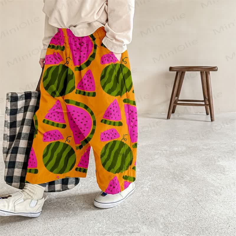 Baby Watermelon Orange Pants - Orange - 2-3T - image 1