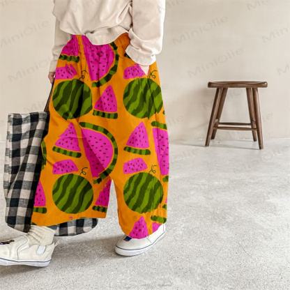 Baby Watermelon Orange Pants - Orange - 2-3T - image 1