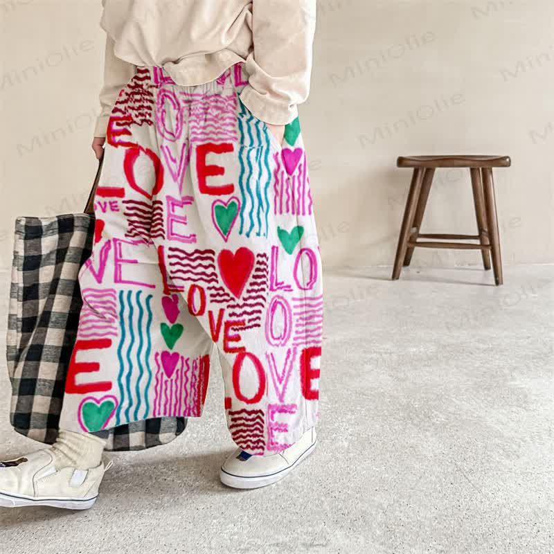 LOVE Baby Pink Pants - Pink - 2-3T - image 1