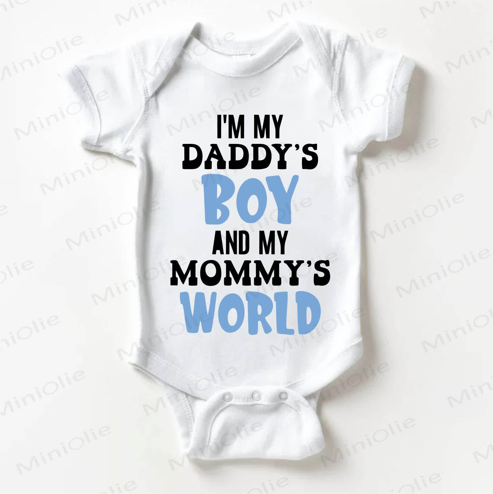 DADDY'S BOY MOMMY'S WORLD Baby White Bodysuit - White - 18-24M - image 1