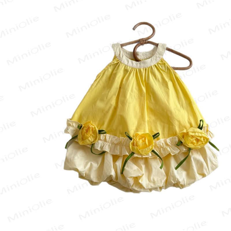 Toddler 3D Flower Tank and Shorts Set - image 4