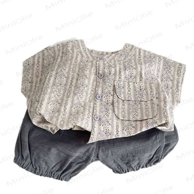 Toddler Floral Shirt and Pants Set - image 11