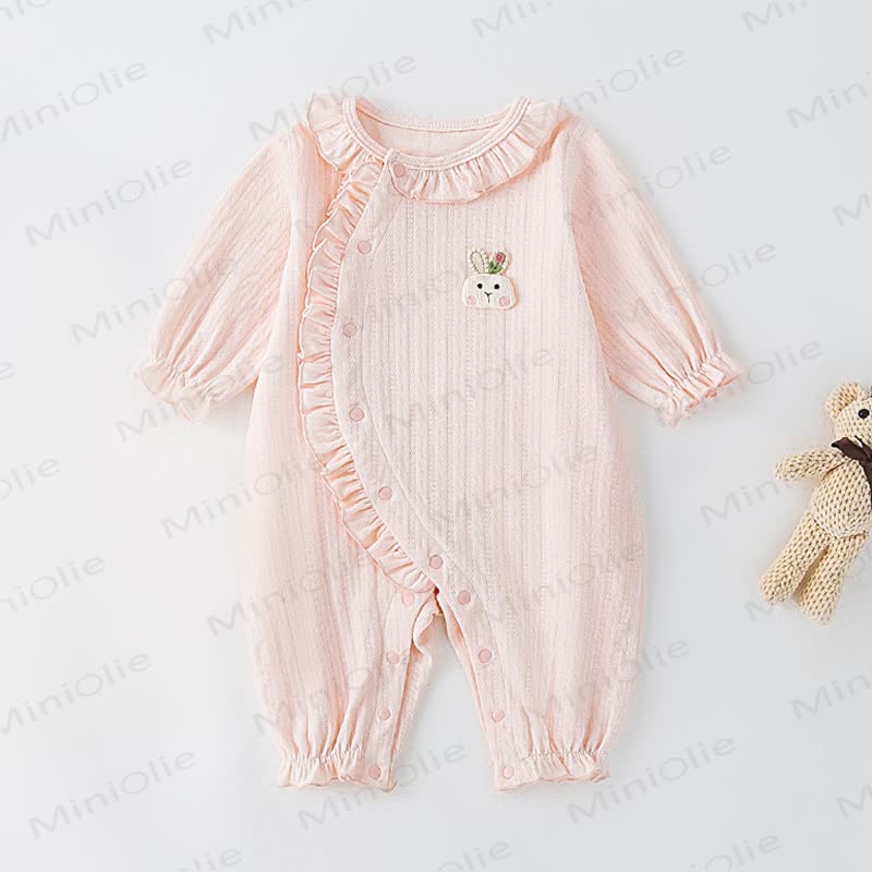 Baby Bunny Romper with Hat - image 7