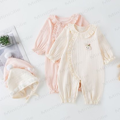 Baby Bunny Romper with Hat - image 1