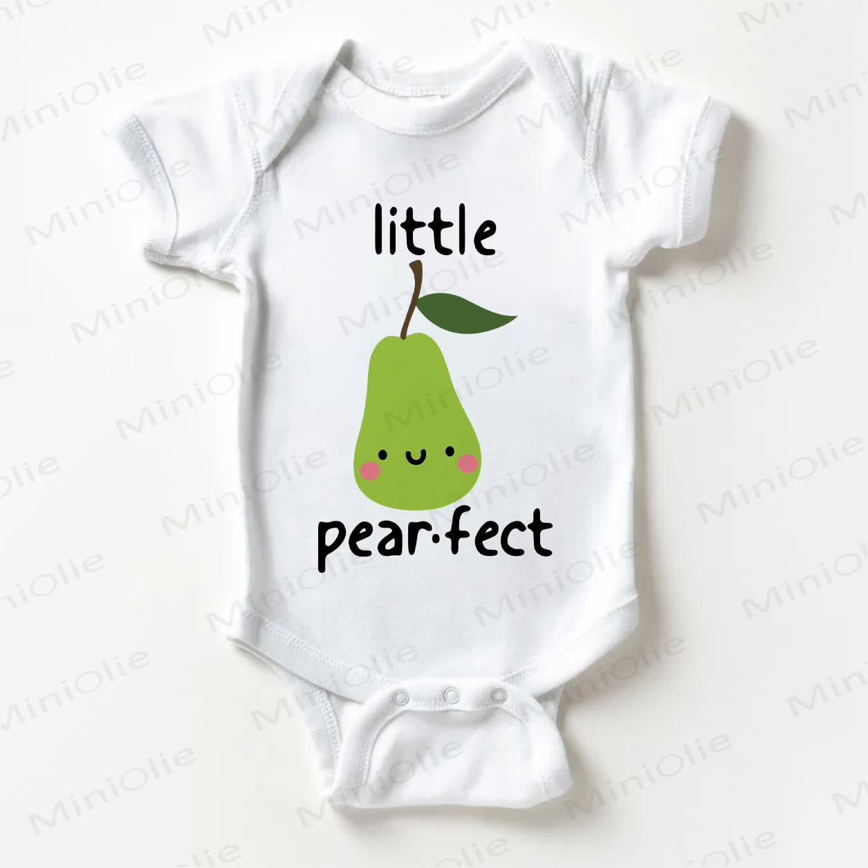 LITTLE PEARFECT Baby White Bodysuit - White - 18-24M - image 1
