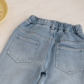 Toddler Girl Bow Denim Pants - image 5