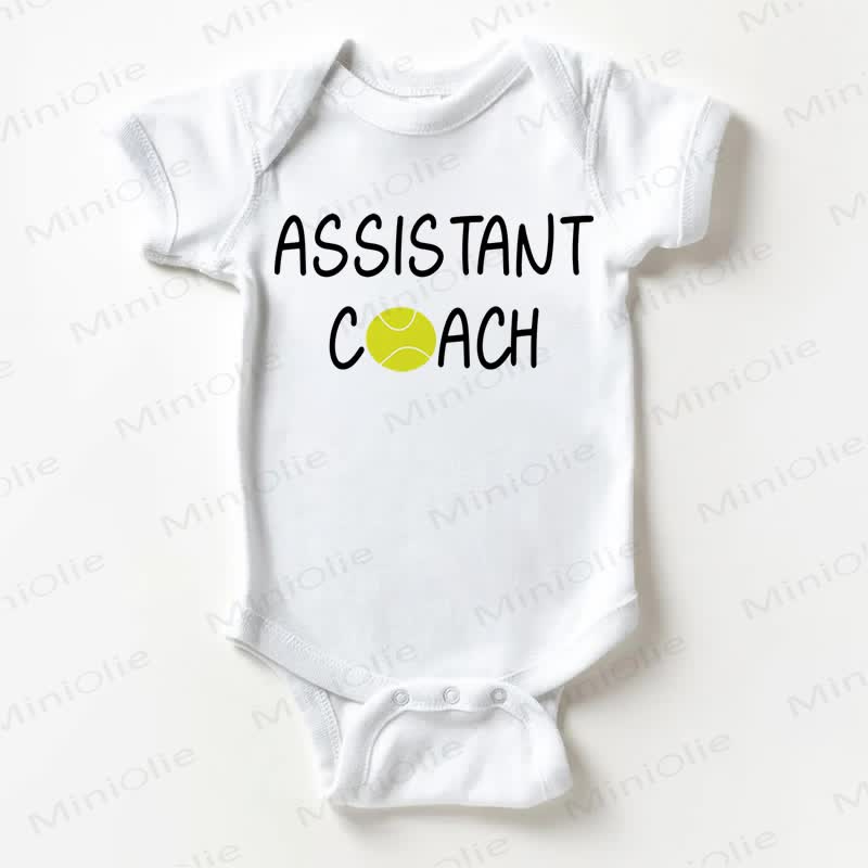ASSISTANT COACH Baby White Bodysuit - White - 18-24M - image 1