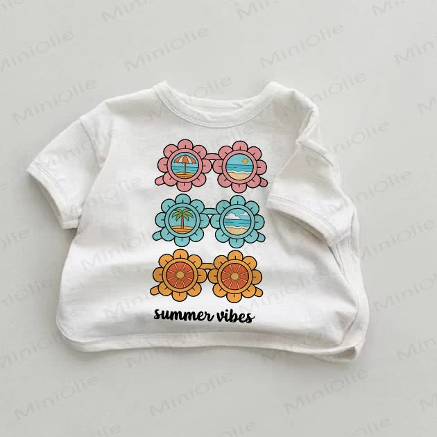SUMMER VIBES Baby White T-shirt - White - 18-24M - image 1