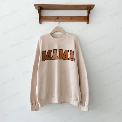 MAMA/MINI Baby Beige Family Sweatshirt - image 2