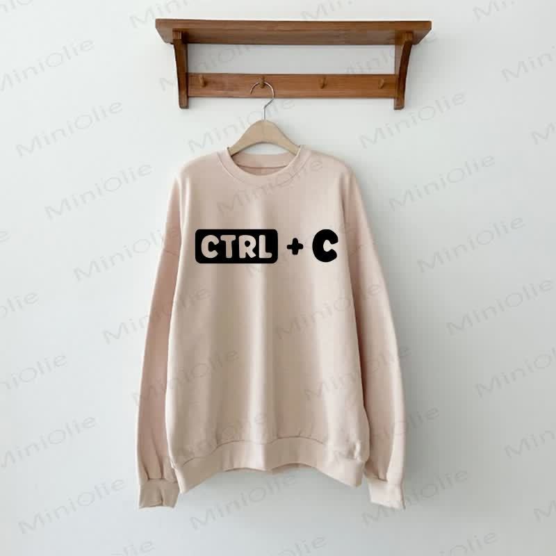 CTRL + C/CTRL + V Baby Simple Family Sweatshirt - image 2