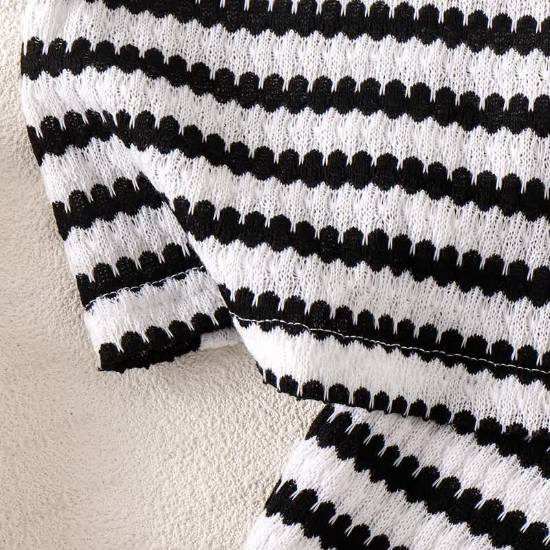 Toddler Flower Striped Set - image 6