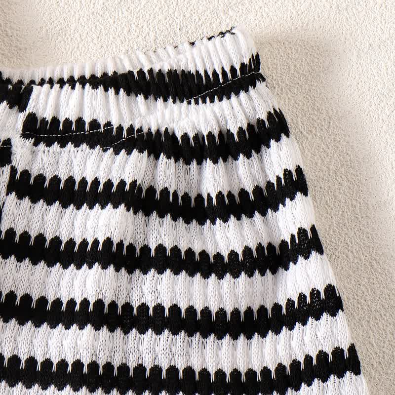 Toddler Flower Striped Set - image 7