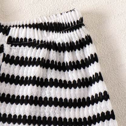 Toddler Flower Striped Set - image 7