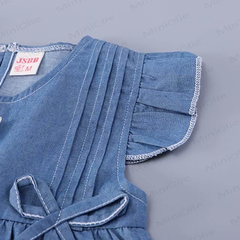 Toddler Girl Denim Tank and Shorts Set - image 9