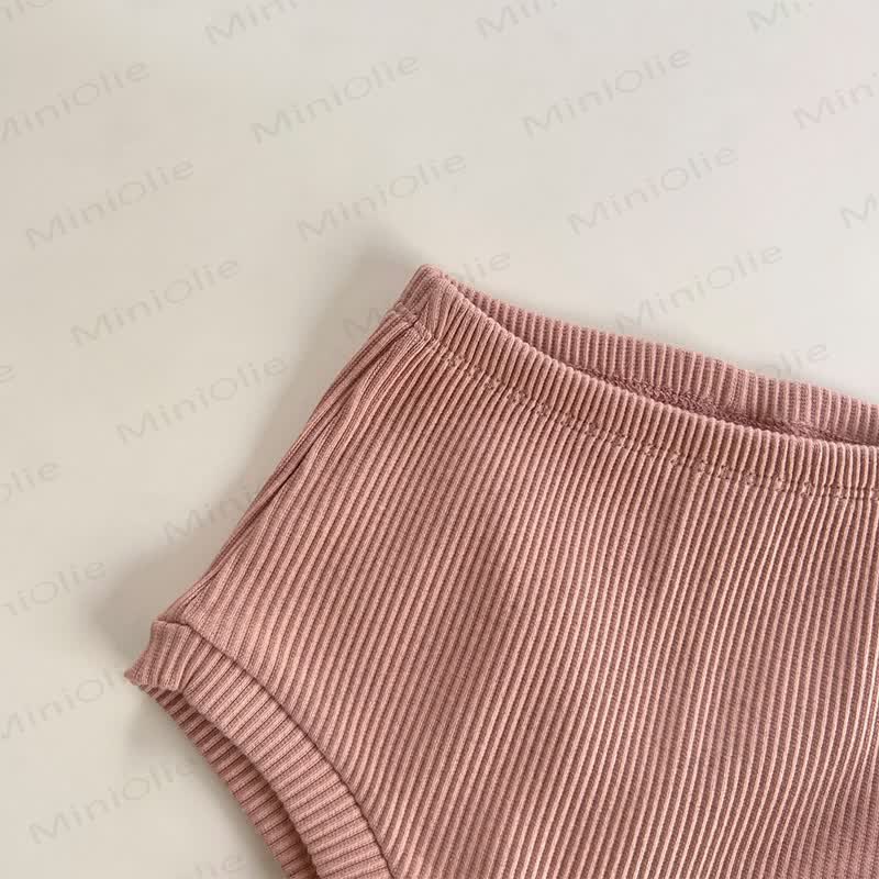 Baby Floral Top and Shorts Rib Set - image 8