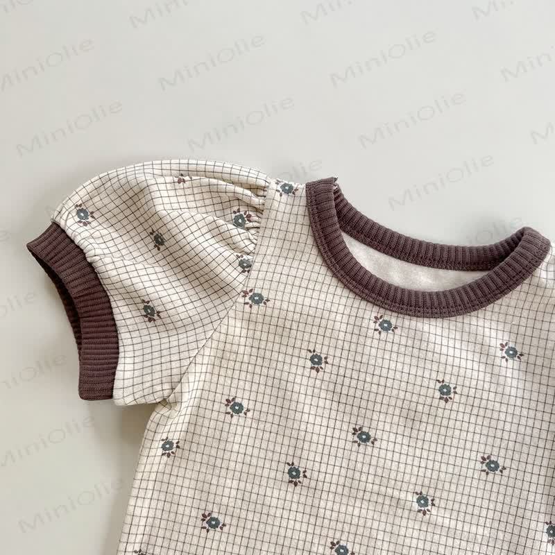 Baby Floral Top and Shorts Rib Set - image 10