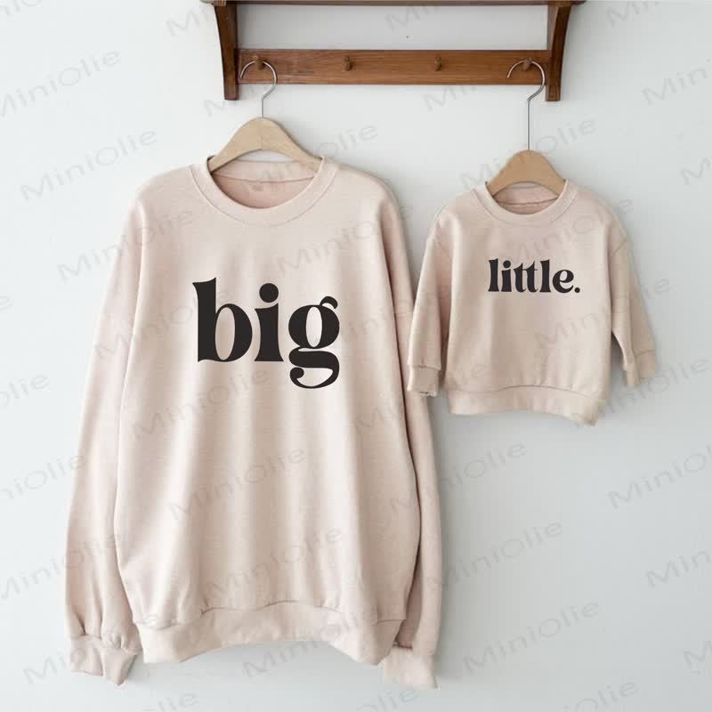 BIG/LITTLE Family Sweatshirt - Beige - Adult Sweatshirt: XL - image 1