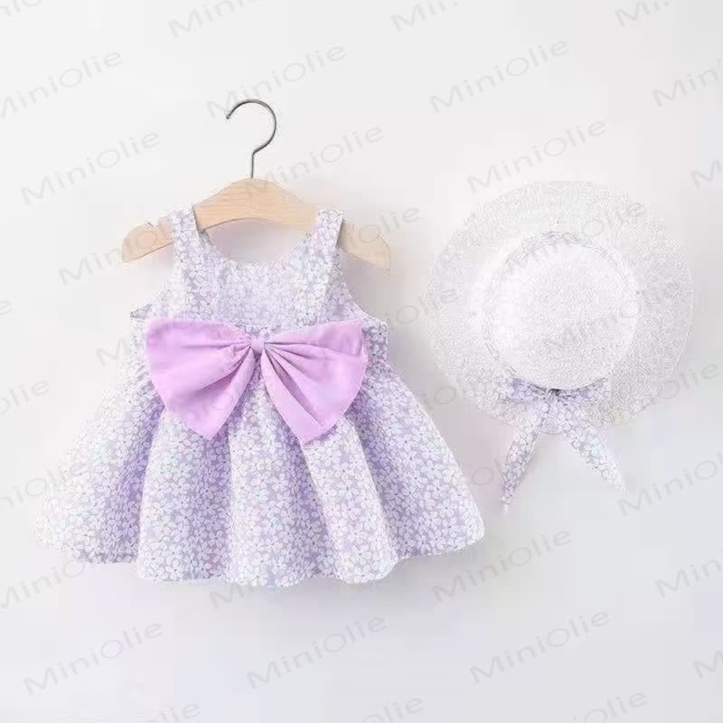 Baby Toddler Girl Floral Sundress - Purple - 4-5T - image 5