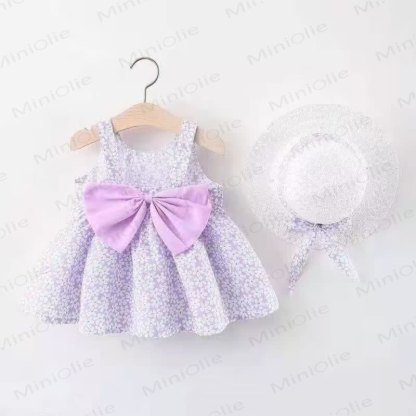 Baby Toddler Girl Floral Sundress - Purple - 4-5T - image 5