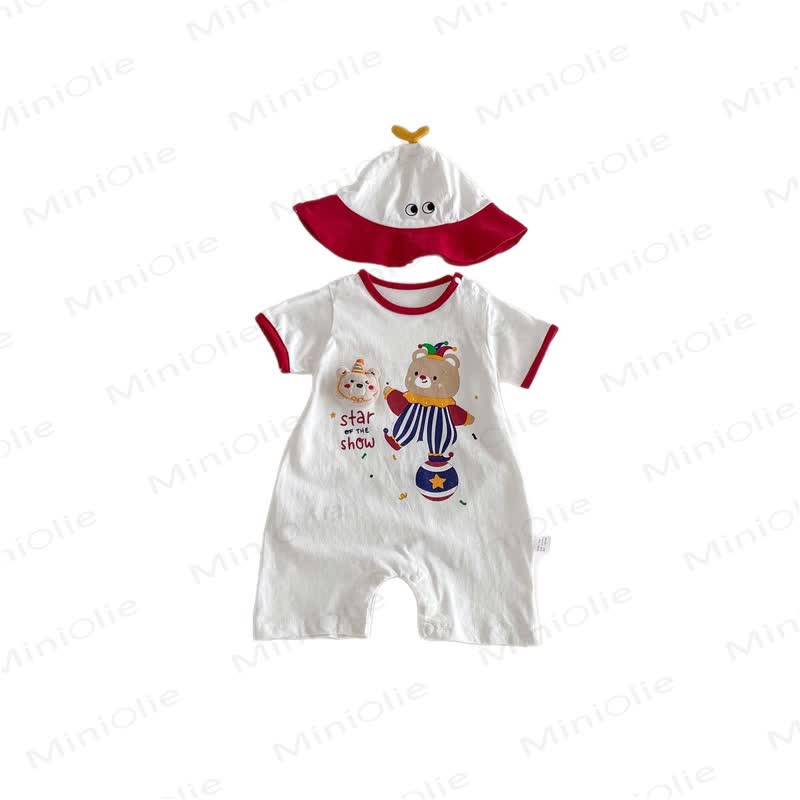 STAR OF THE SHOW Baby Romper with Hat - image 5