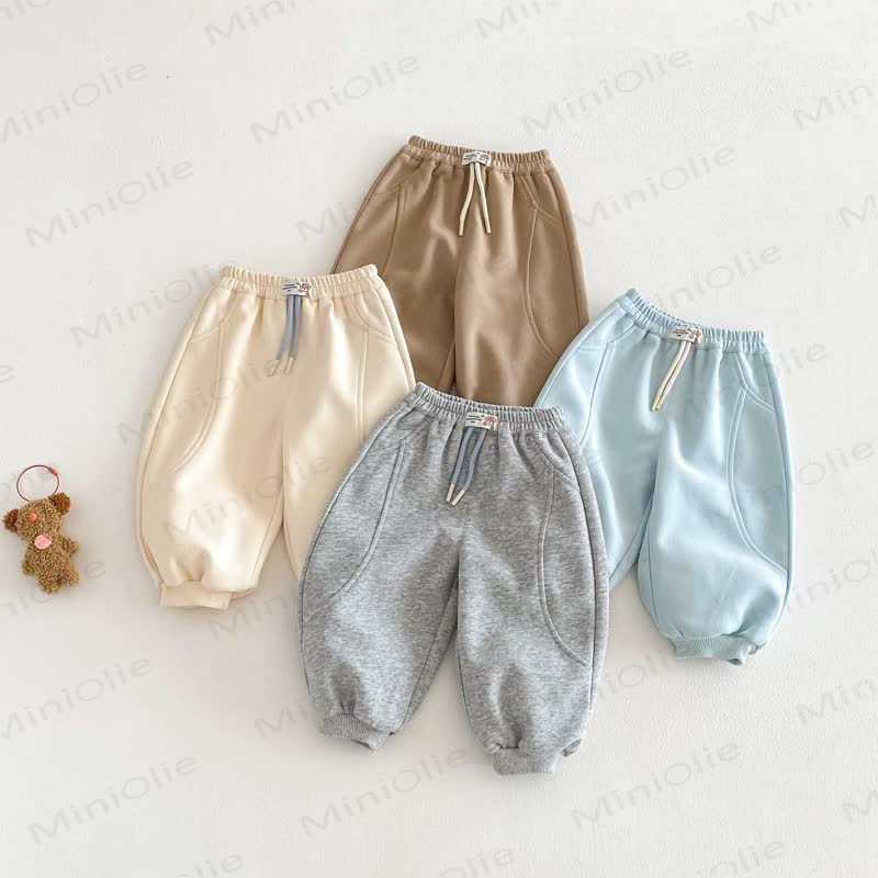 Toddler Boy Solid Color Jogger Pants - image 2