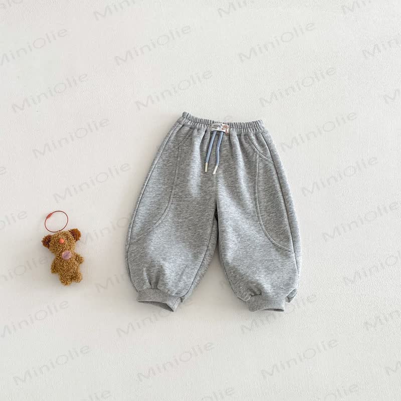 Toddler Boy Solid Color Jogger Pants - image 9