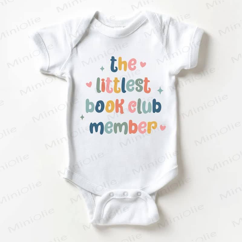 THE LITTLEST BOOK CLUB MEMBER Baby White Bodysuit - White - 18-24M - image 1