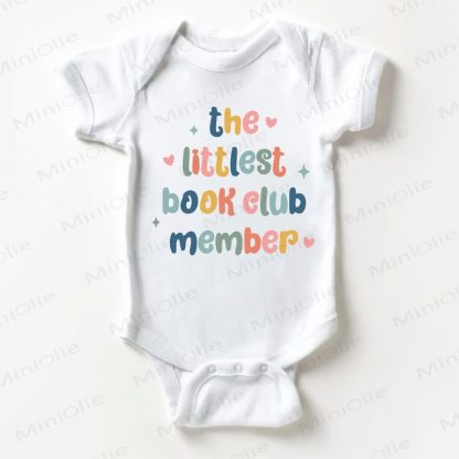 THE LITTLEST BOOK CLUB MEMBER Baby White Bodysuit - White - 18-24M - image 1