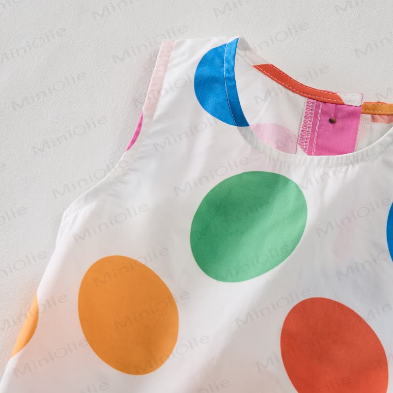 Baby Toddler Colorful Eggs Sleeveless 2-piece Set - image 5