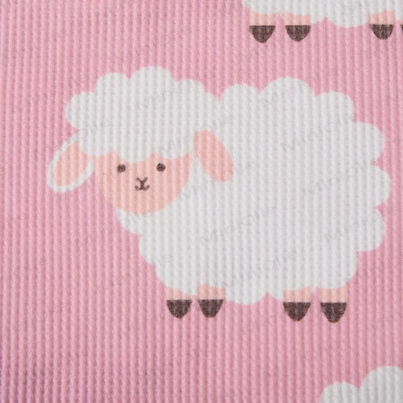 Baby Toddler Girl Sheep Pink Sweatshirt 2-piece Set - image 4