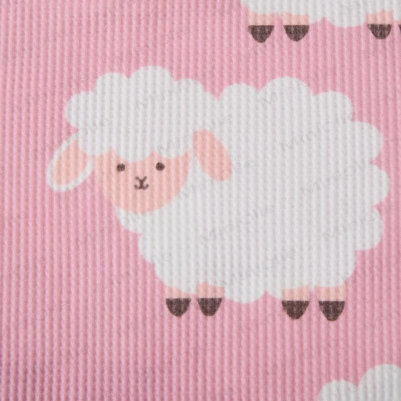 Baby Toddler Girl Sheep Pink Sweatshirt 2-piece Set - image 4