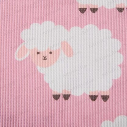 Baby Toddler Girl Sheep Pink Sweatshirt 2-piece Set - image 4