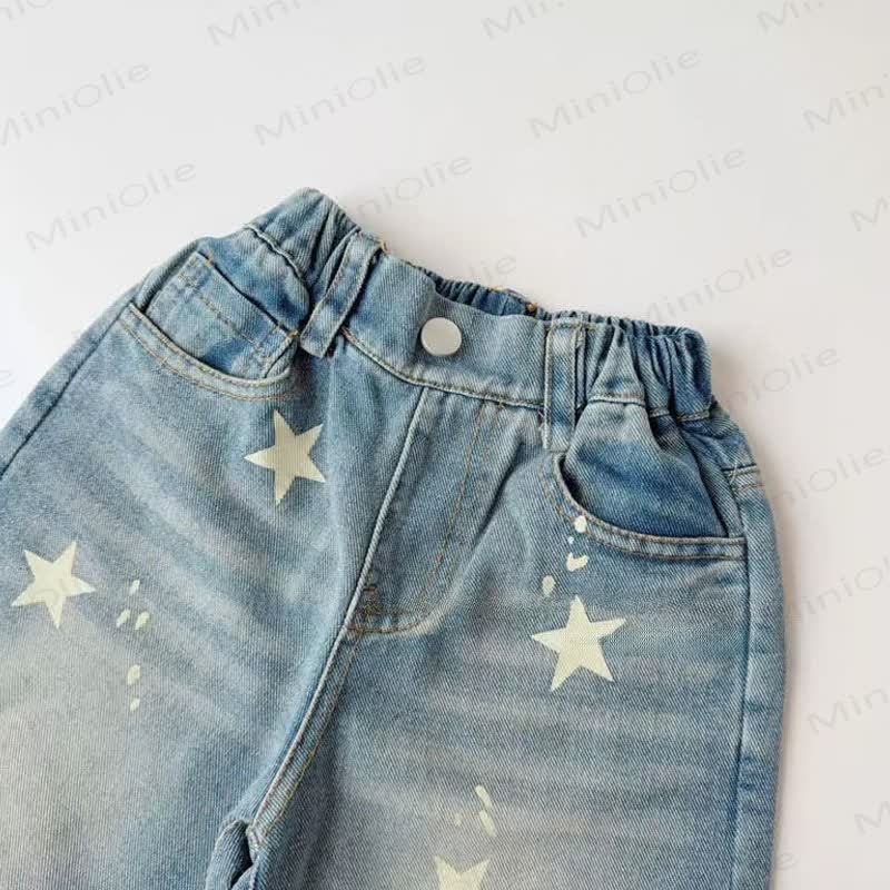 Toddler Star Printed Denim Shorts - image 2