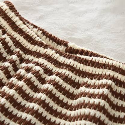 Toddler Girls Khaki Striped Vest and Pants 2-piece Set - image 4