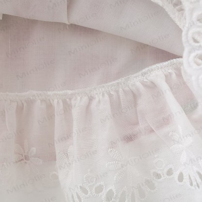 Baby Girl Red Flower Dress with Hat - image 5