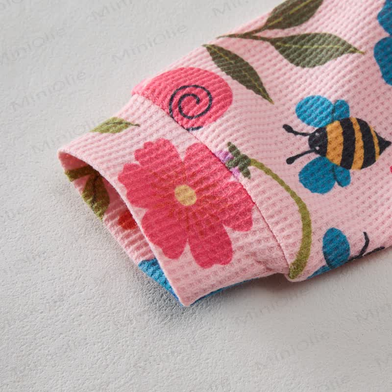 Baby Toddler Flower Butterfly Sweatshirt 2-piece Set - image 5